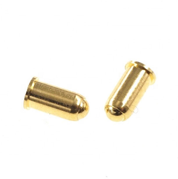 High Current 3 Amps SMD Gold Plated 5u Brass Connector Spring-Loaded 3.0mm Flange Short stroke Ball Point Pogo Pin Connector