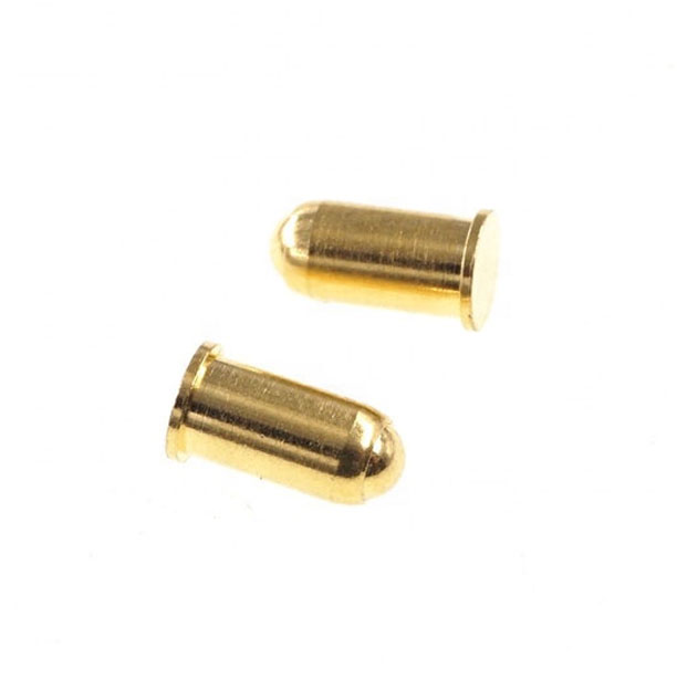 High Current 3 Amps SMD Gold Plated 5u Brass Connector Spring-Loaded 3.0mm Flange Short stroke Ball Point Pogo Pin Connector