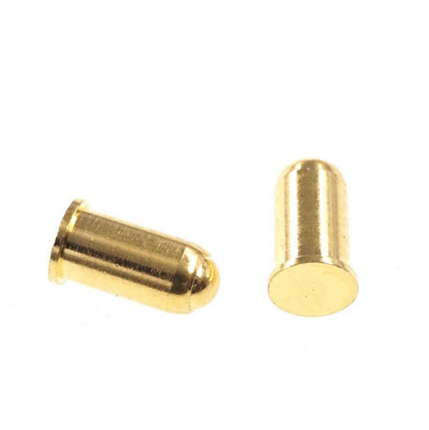 High Current 3 Amps SMD Gold Plated 5u Brass Connector Spring-Loaded 3.0mm Flange Short stroke Ball Point Pogo Pin Connector