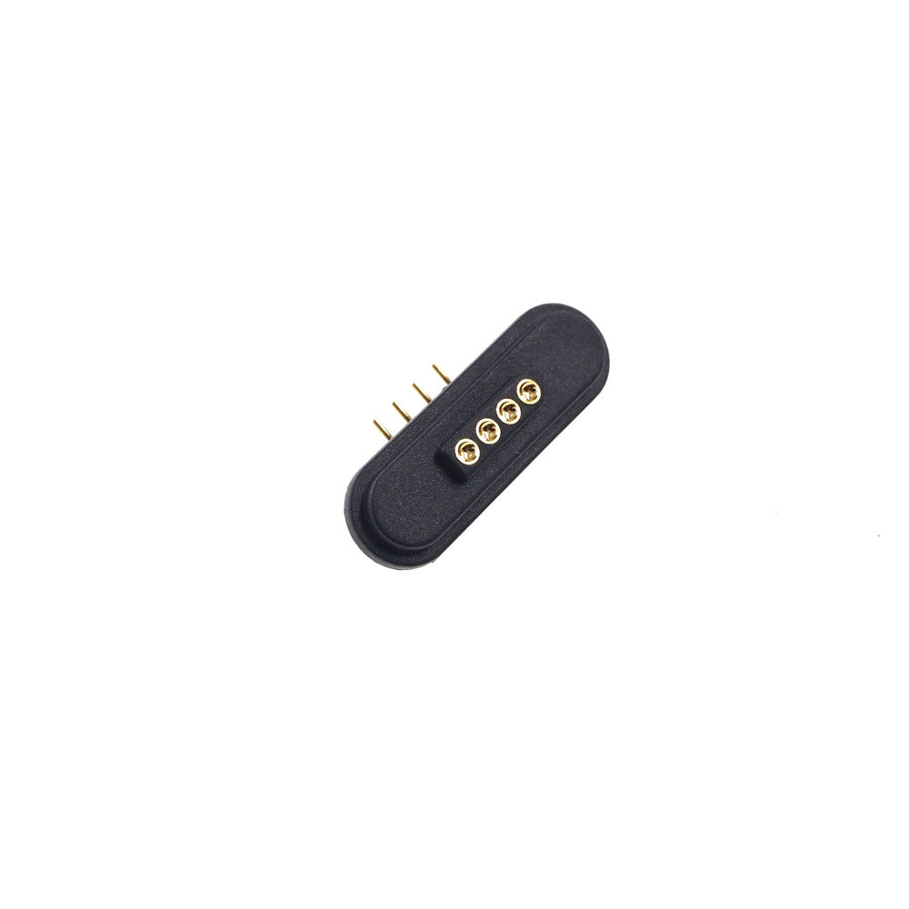 Spring Loaded Header Male Female 2 3 4 5 6 7 8 9  Pins Right Angle Through Hole 90 Degree 5A 12V DC Waterproof Pad Magnetic Pogo Pin