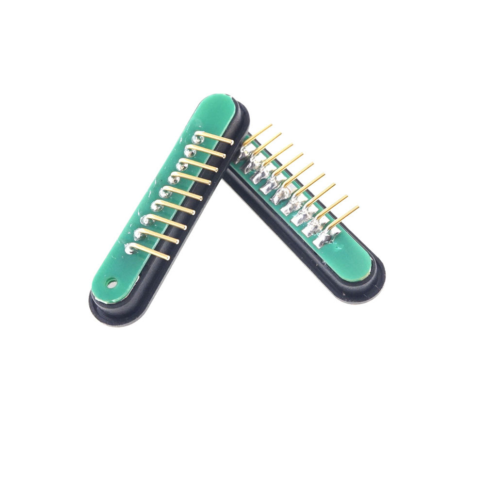 Spring Loaded Header Male Female 2 3 4 5 6 7 8 9  Pins Right Angle Through Hole 90 Degree 5A 12V DC Waterproof Pad Magnetic Pogo Pin