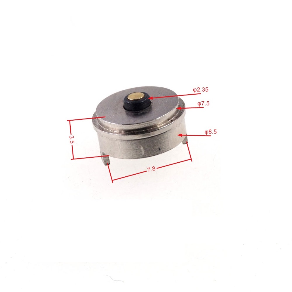Mini Circular Shape 7.5MM Diameter Magnetic Connector Pogo Pin Male Female 1 Pole 3A LED Smart Electronic Power Charge