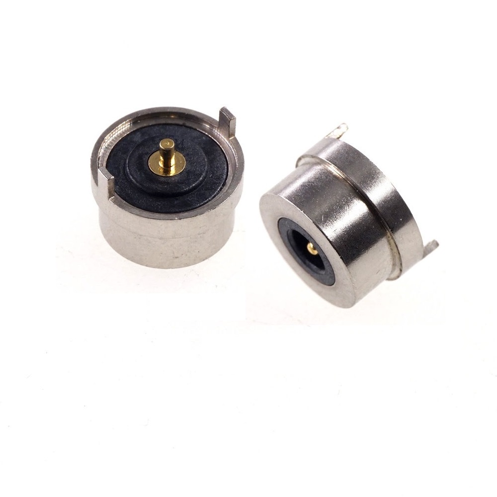 Mini Circular Shape 7.5MM Diameter Magnetic Connector Pogo Pin Male Female 1 Pole 3A LED Smart Electronic Power Charge