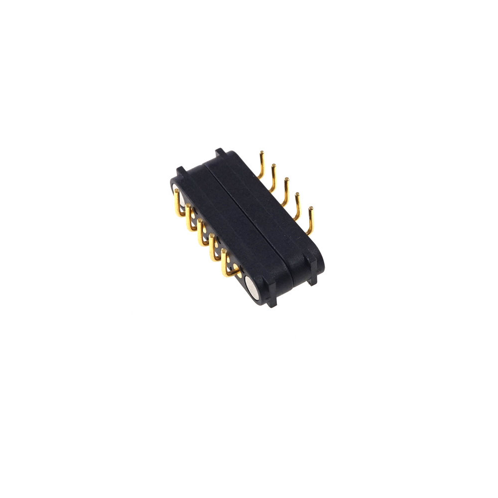 Spring Loaded Header Male Female 5 Pins 2.54 mm Grid Strip Straight Through Hole 180 Degree Right Angle Through Hole 90 Degree2A 36V DC Magnetic Pogo Pin