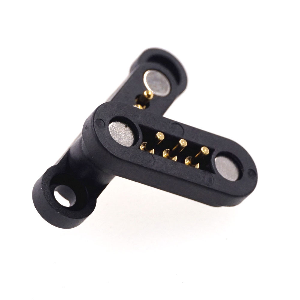 Wholesale Spring Magnet Pogo Pin Connector 3 Pins 2.3 mm Pitch Single row Male Female Header Probe Contact through Hole PCB