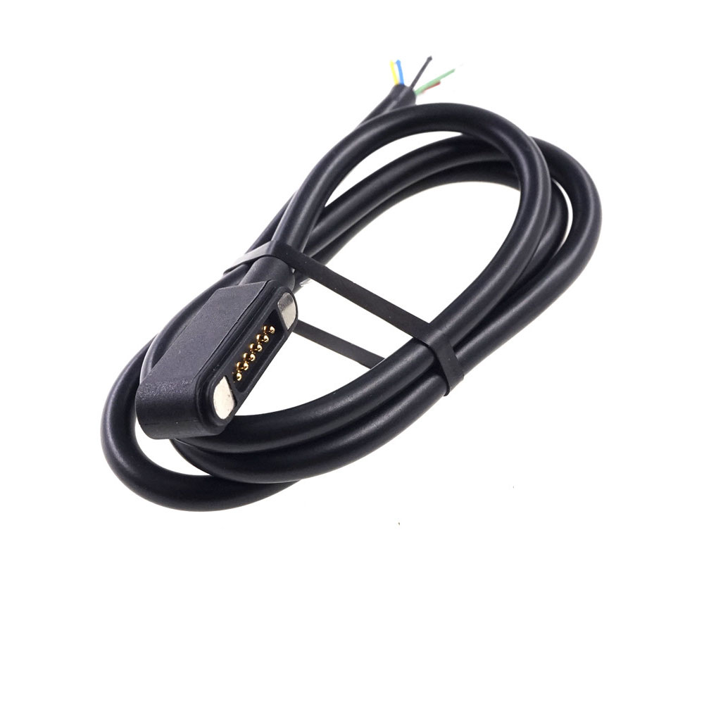 Magnetic Connector 5  6 Pole Cable Wires Male Female 2.2 MM Grid THT 3A Spring Loaded Pogo Pin Waterproof Pad