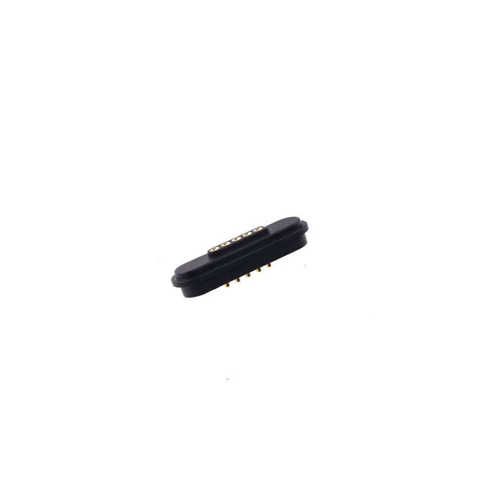 Magnetic Connector 5  6 Pole Cable Wires Male Female 2.2 MM Grid THT 3A Spring Loaded Pogo Pin Waterproof Pad