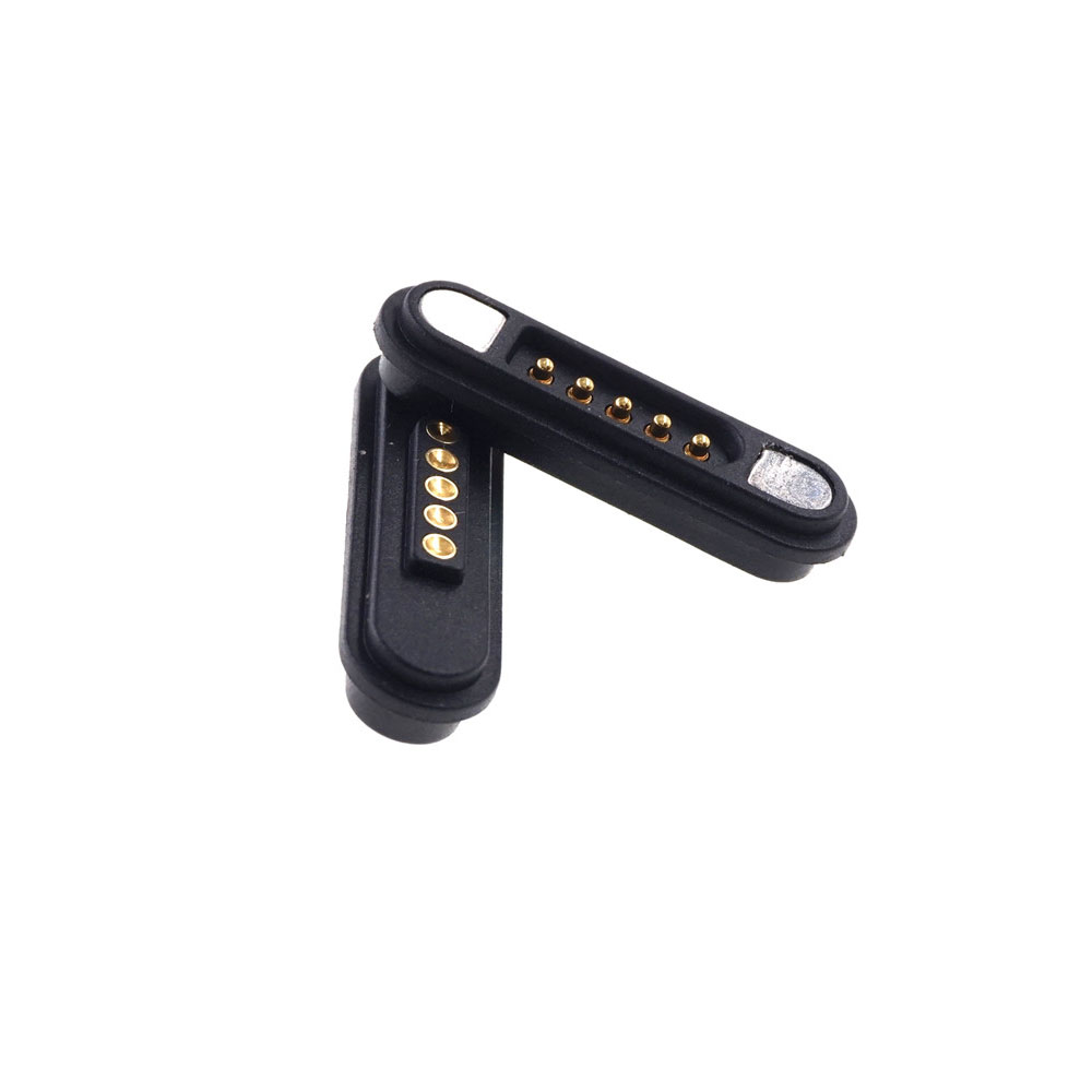 Magnetic Connector 5  6 Pole Cable Wires Male Female 2.2 MM Grid THT 3A Spring Loaded Pogo Pin Waterproof Pad