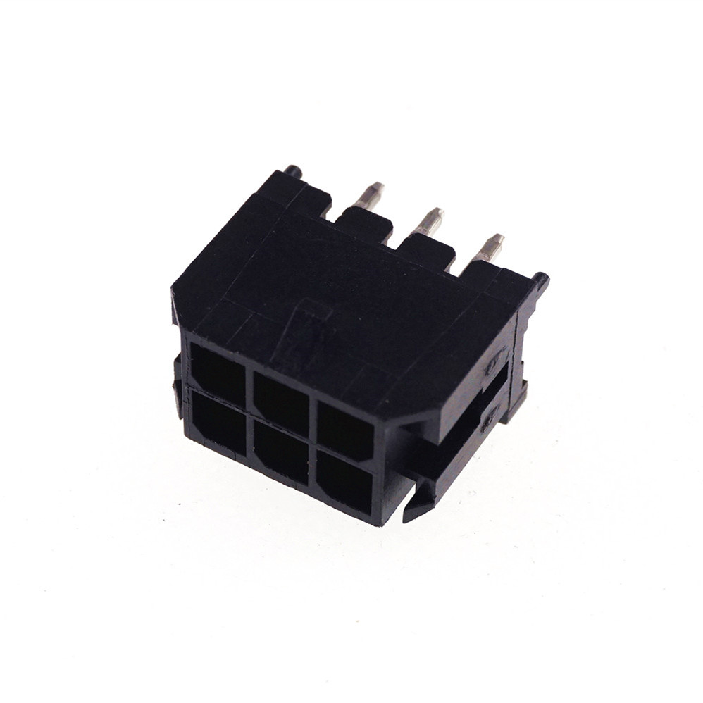 3.0 MM Wafer Micro-Fit 3.0 PCB Male Header Connector Straight 2 4 6 8 10 12 14 16 18 20 22 24 Pin Board Solder 43045