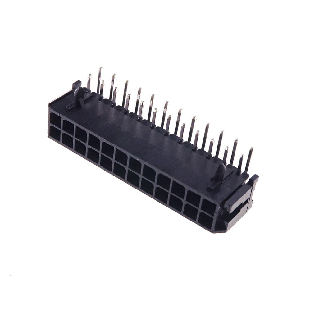 Wafer Micro-Fit 3.0 Connector PCB Male Header Right Angle 2 4 6 8 10 12 14 16 18 20 22 24 Pin Board Solder 43045