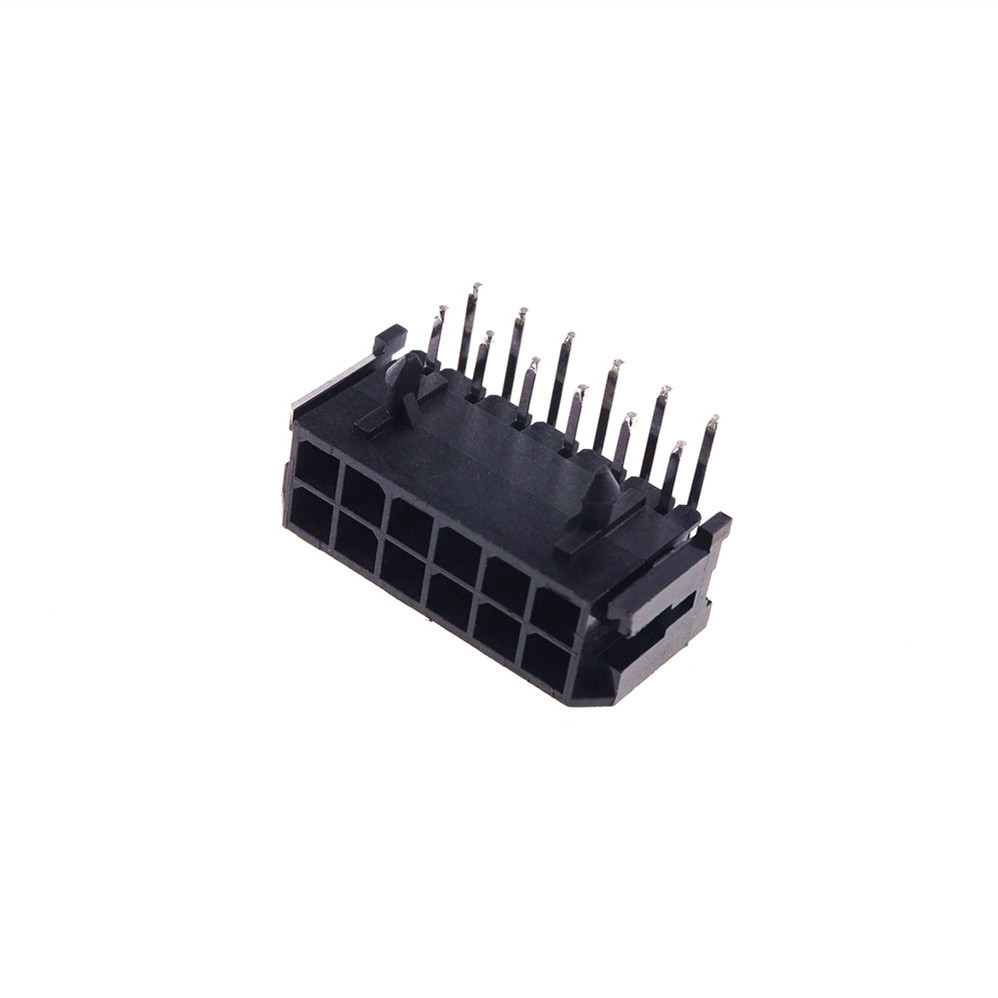 Wafer Micro-Fit 3.0 Connector PCB Male Header Right Angle 2 4 6 8 10 12 14 16 18 20 22 24 Pin Board Solder 43045