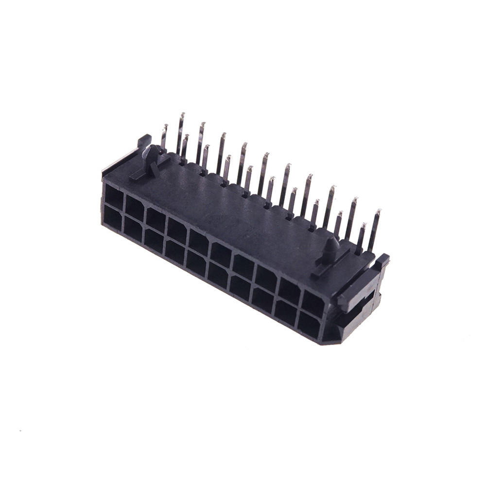 Wafer Micro-Fit 3.0 Connector PCB Male Header Right Angle 2 4 6 8 10 12 14 16 18 20 22 24 Pin Board Solder 43045