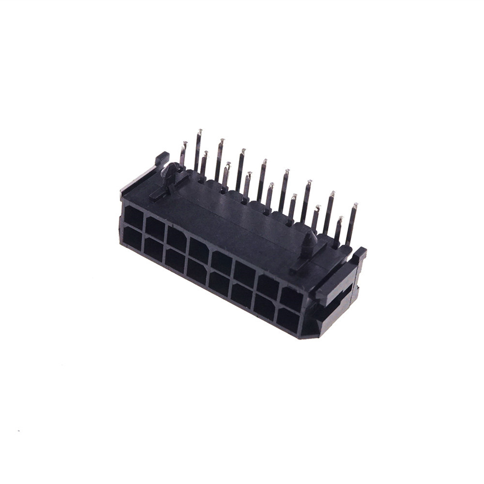 Wafer Micro-Fit 3.0 Connector PCB Male Header Right Angle 2 4 6 8 10 12 14 16 18 20 22 24 Pin Board Solder 43045