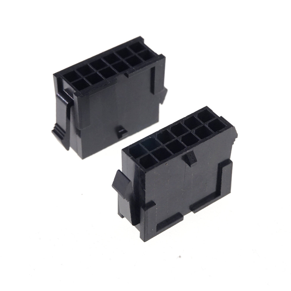 3.0mm Micro-Fit 3.0 Connector Plug Housing 2 Pin 4 6 8 10 12 14 16 18 20 22 24 P Dual Panel Mount Ears Cross Molex 43020