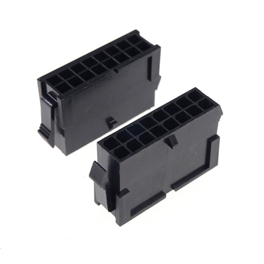 3.0mm Micro-Fit 3.0 Connector Plug Housing 2 Pin 4 6 8 10 12 14 16 18 20 22 24 P Dual Panel Mount Ears Cross Molex 43020