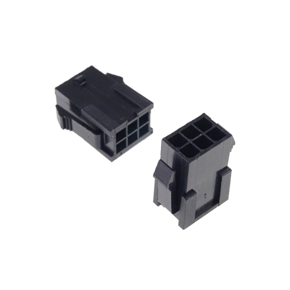 3.0mm Micro-Fit 3.0 Connector Plug Housing 2 Pin 4 6 8 10 12 14 16 18 20 22 24 P Dual Panel Mount Ears Cross Molex 43020