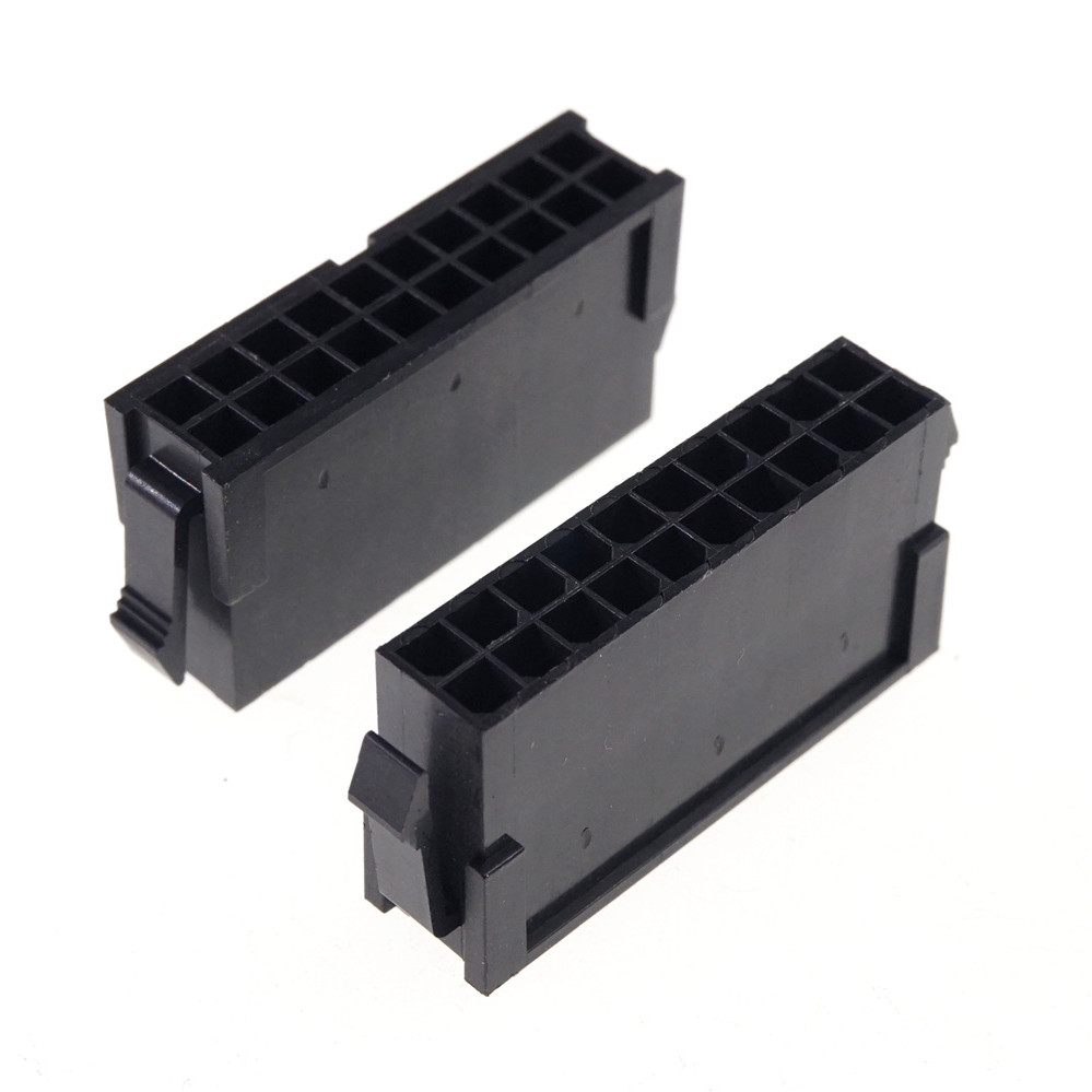 3.0mm Micro-Fit 3.0 Connector Plug Housing 2 Pin 4 6 8 10 12 14 16 18 20 22 24 P Dual Panel Mount Ears Cross Molex 43020