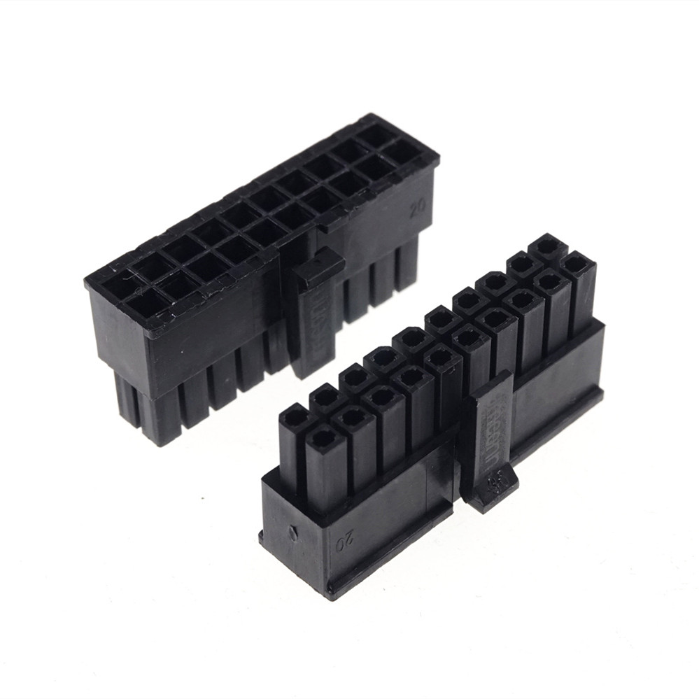 Micro-Fit 3.0 Connector Receptacle Housing 2 Pin 4 6 8 10 12 14 16 18 20 22 24 Circuits Male Shell Power Cross Molex 43025