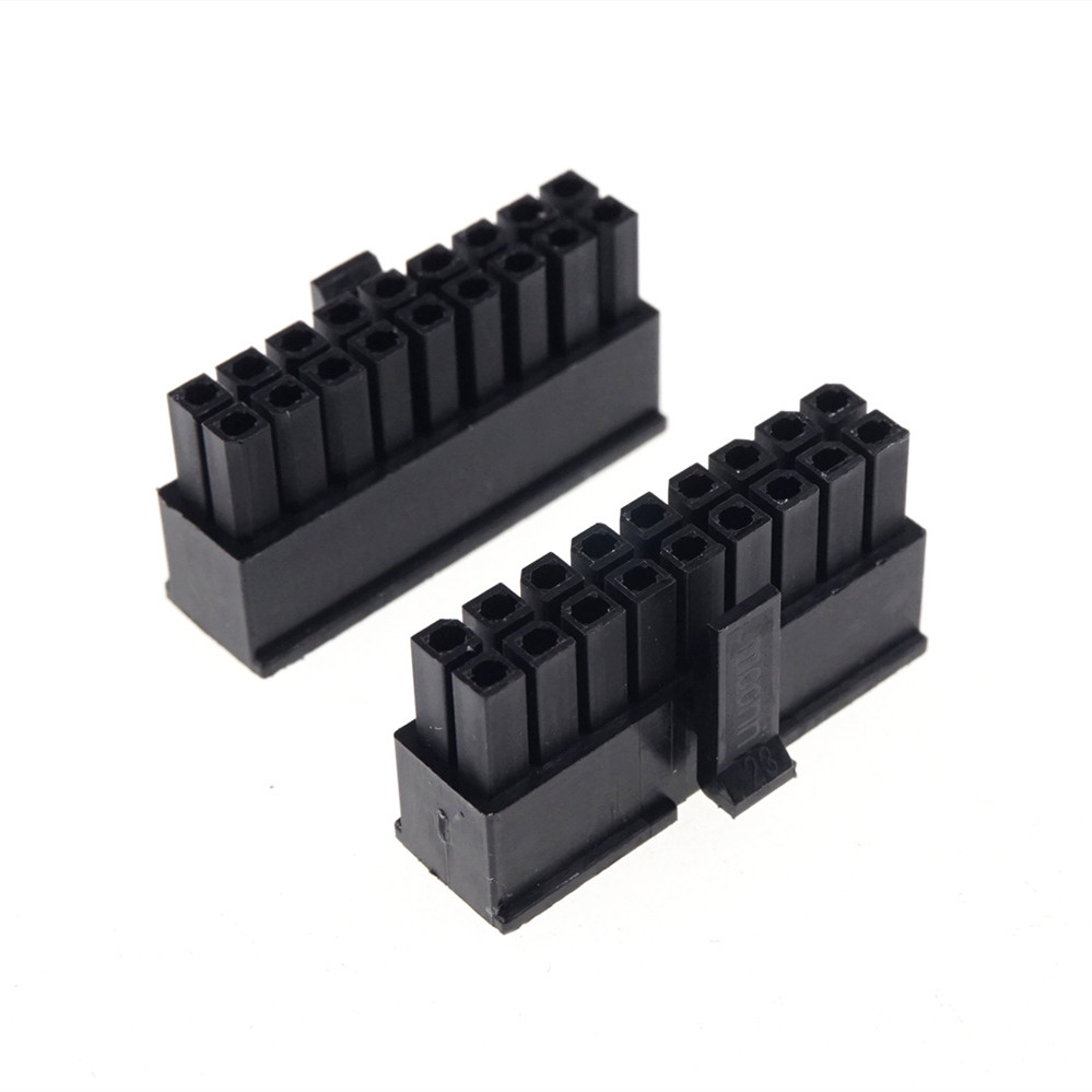 Micro-Fit 3.0 Connector Receptacle Housing 2 Pin 4 6 8 10 12 14 16 18 20 22 24 Circuits Male Shell Power Cross Molex 43025