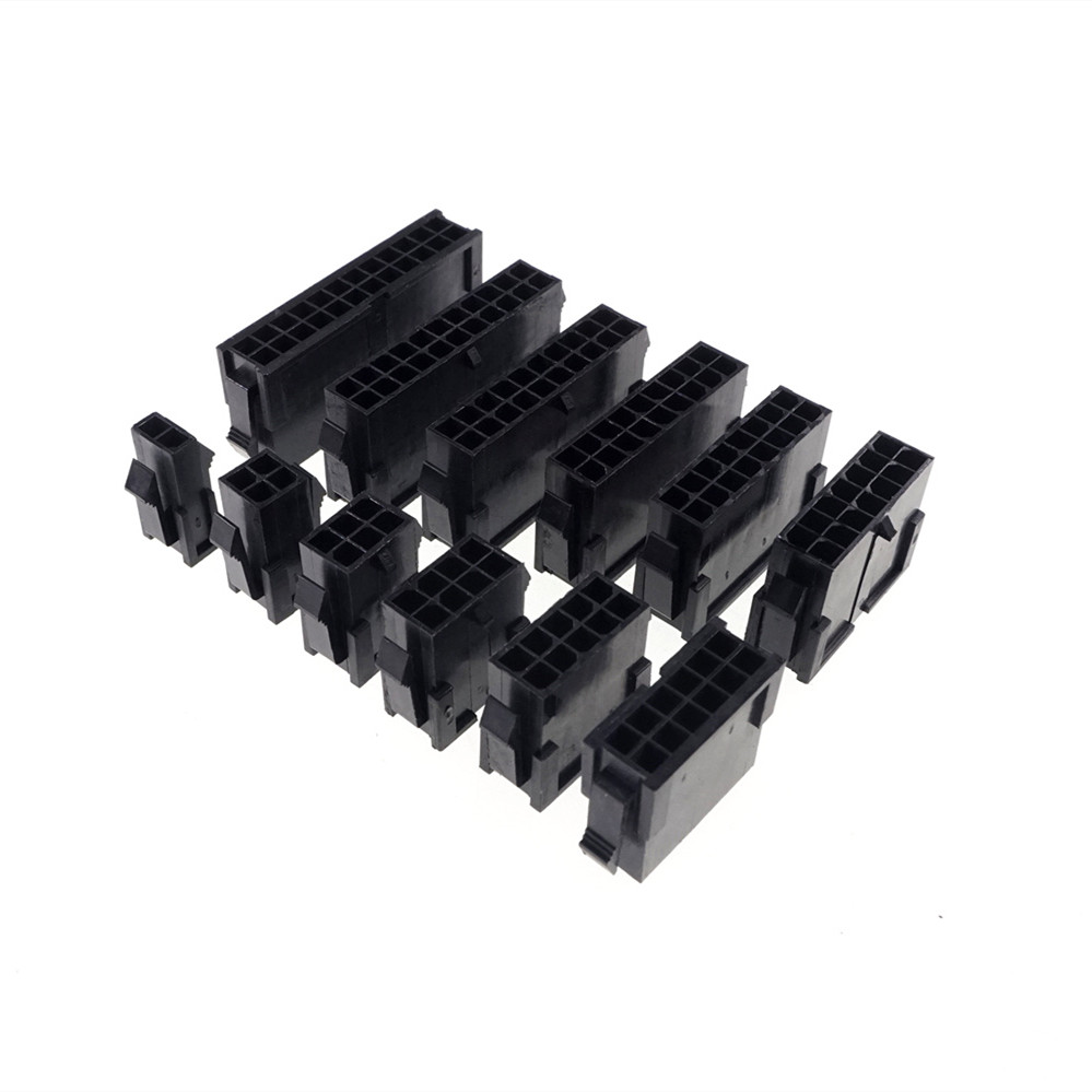 Micro-Fit 3.0 Connector Receptacle Housing 2 Pin 4 6 8 10 12 14 16 18 20 22 24 Circuits Male Shell Power Cross Molex 43025