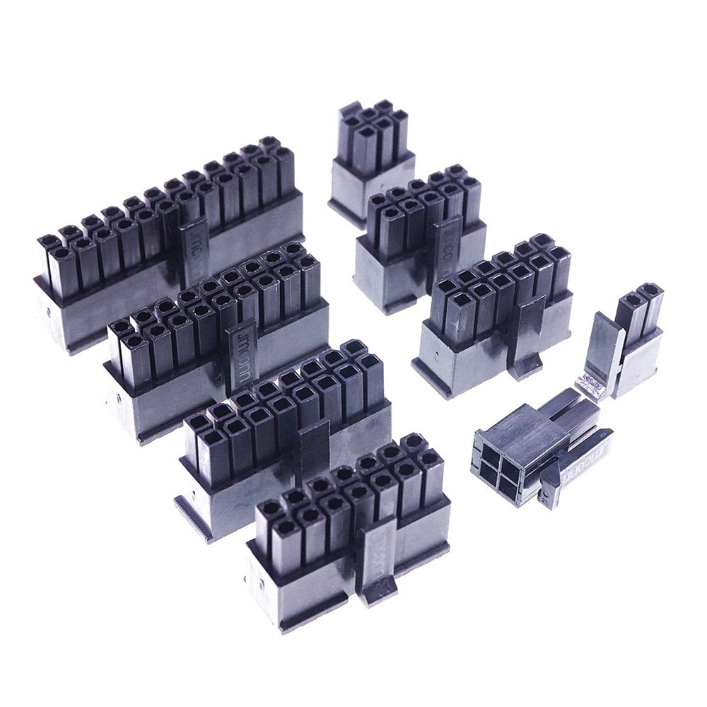 Micro-Fit 3.0 Connector Receptacle Housing 2 Pin 4 6 8 10 12 14 16 18 20 22 24 Circuits Male Shell Power Cross Molex 43025