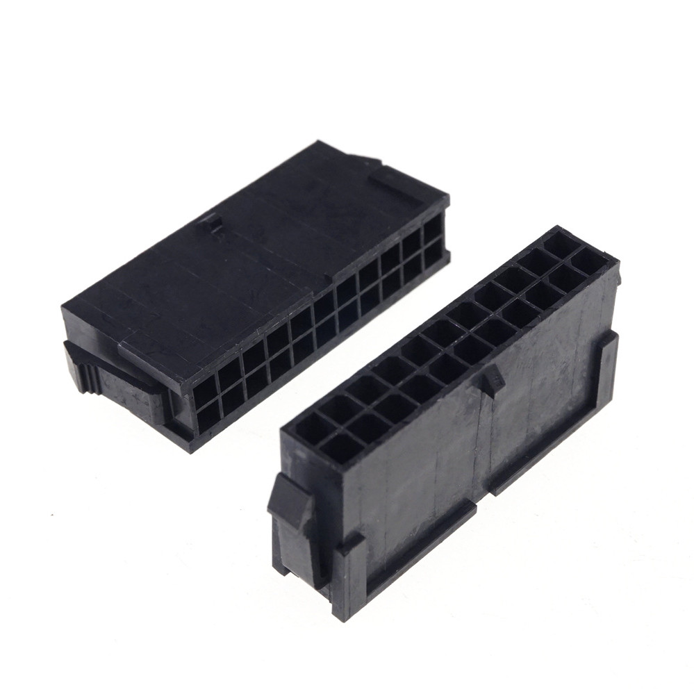 3.0mm Micro-Fit 3.0 Connector Plug Housing 2 Pin 4 6 8 10 12 14 16 18 20 22 24 P Dual Panel Mount Ears Cross Molex 43020