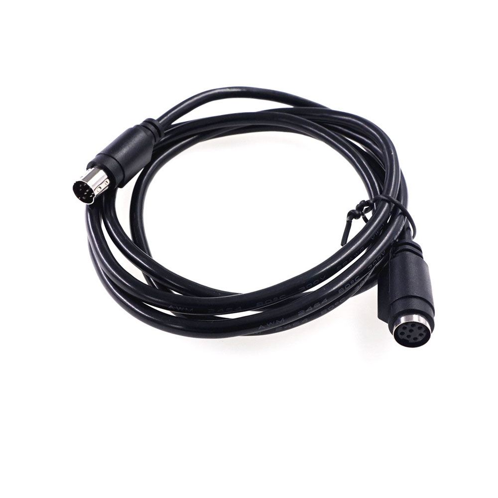 MD8 Mini Din 8 pin Male Female Adapter Cable Plug Socket Conventer PLC Application Shielding Wires