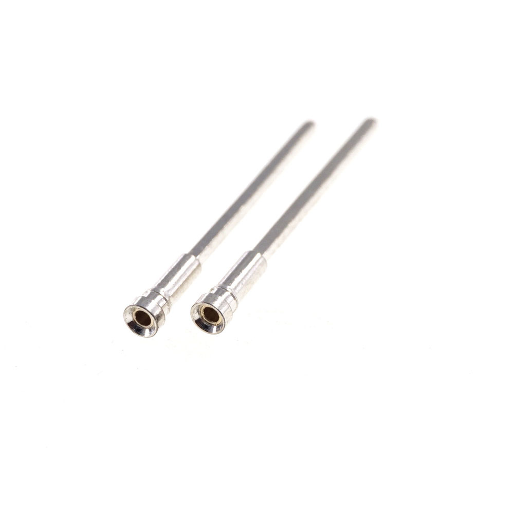 Machined Female Socket Pin 17.8MM for 0.5MM Round Plug Single Receptacle Contact Clip 17.78 Squared Tail Wire Wrap
