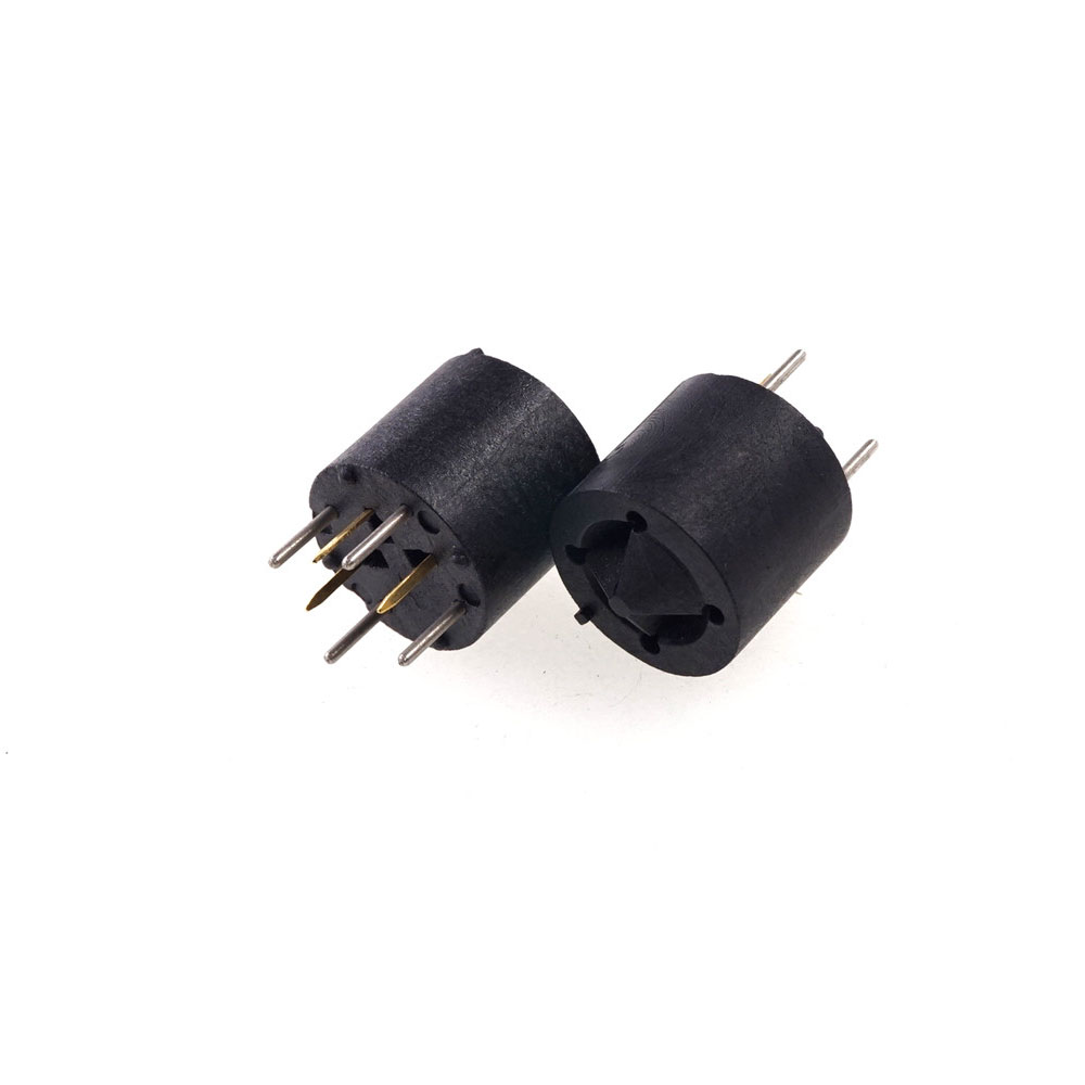 Burn In Socket 3 Position TO-18 Burn-in Socket 3 Pin Gold Plated TO-18 Diode Transistor Aging Test Pin Circle 612