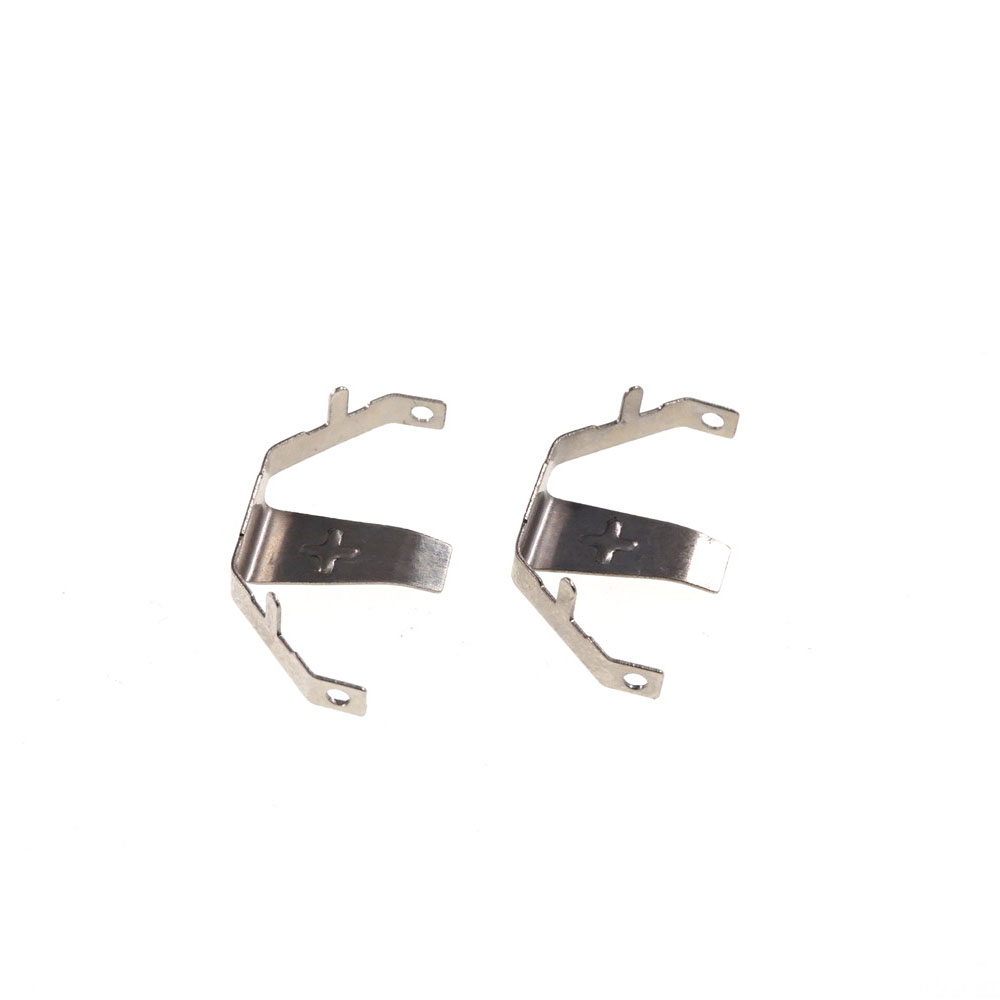 CR2032 Battery Retainer Positive Contact Button Cell Holder Coin Cell 2032 Battery Connector through Holes