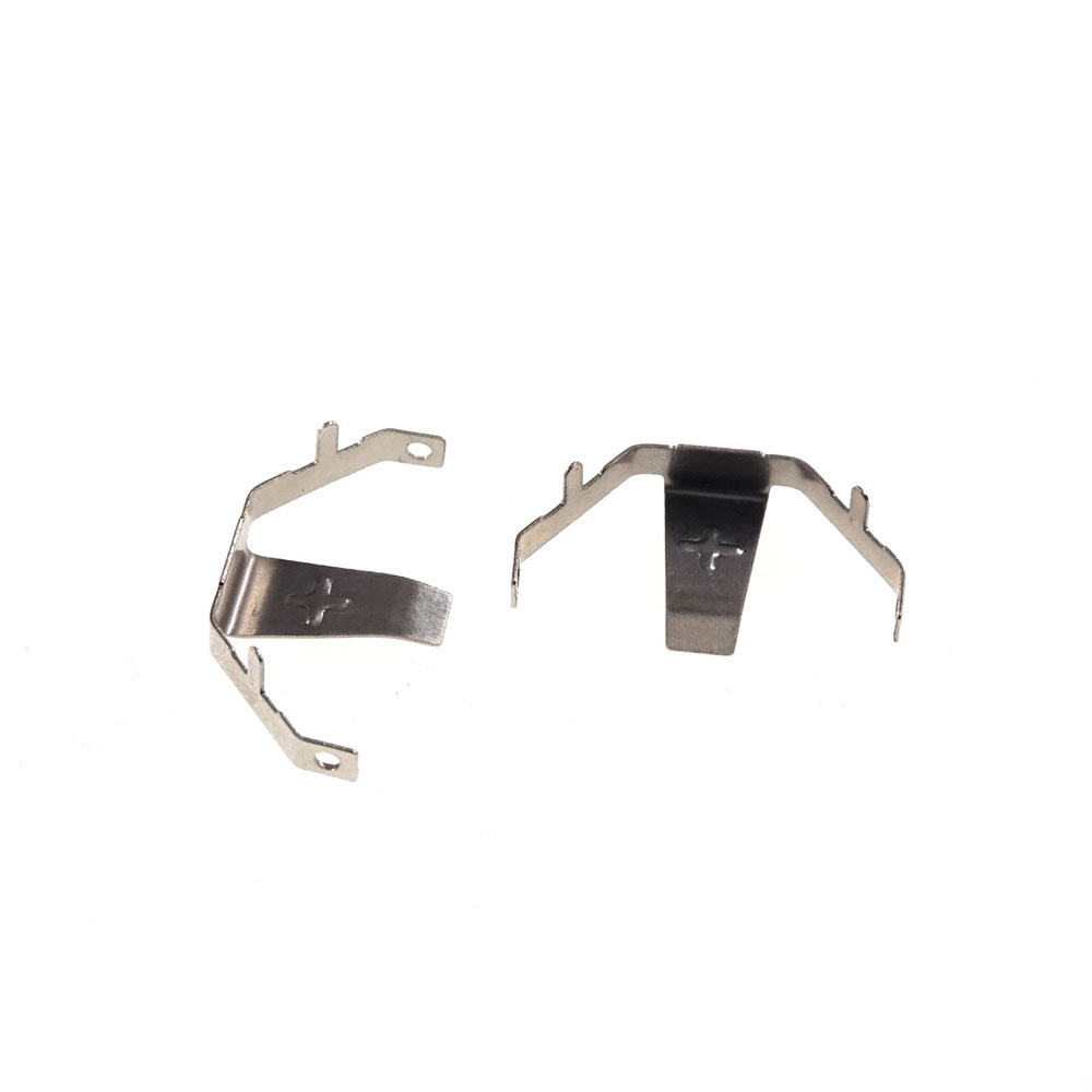 CR2032 Battery Retainer Positive Contact Button Cell Holder Coin Cell 2032 Battery Connector through Holes