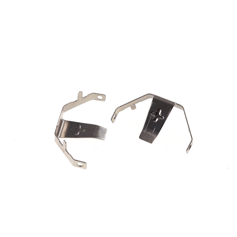 CR2032 Battery Retainer Positive Contact Button Cell Holder Coin Cell 2032 Battery Connector through Holes