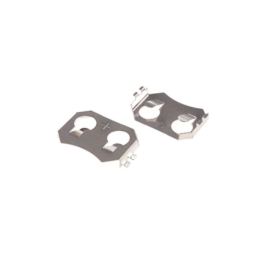CR2032 2032 SMD Tab 20MM Battery Button Cell Holder Coin Cell Retainer Surface Mount PCB Connectors Cross BK-912