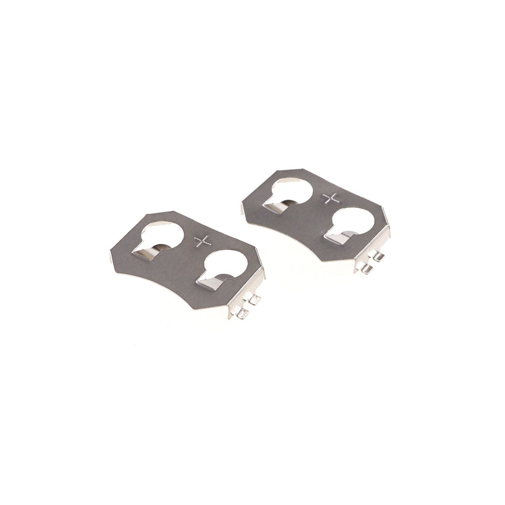 CR2032 2032 SMD Tab 20MM Battery Button Cell Holder Coin Cell Retainer Surface Mount PCB Connectors Cross BK-912