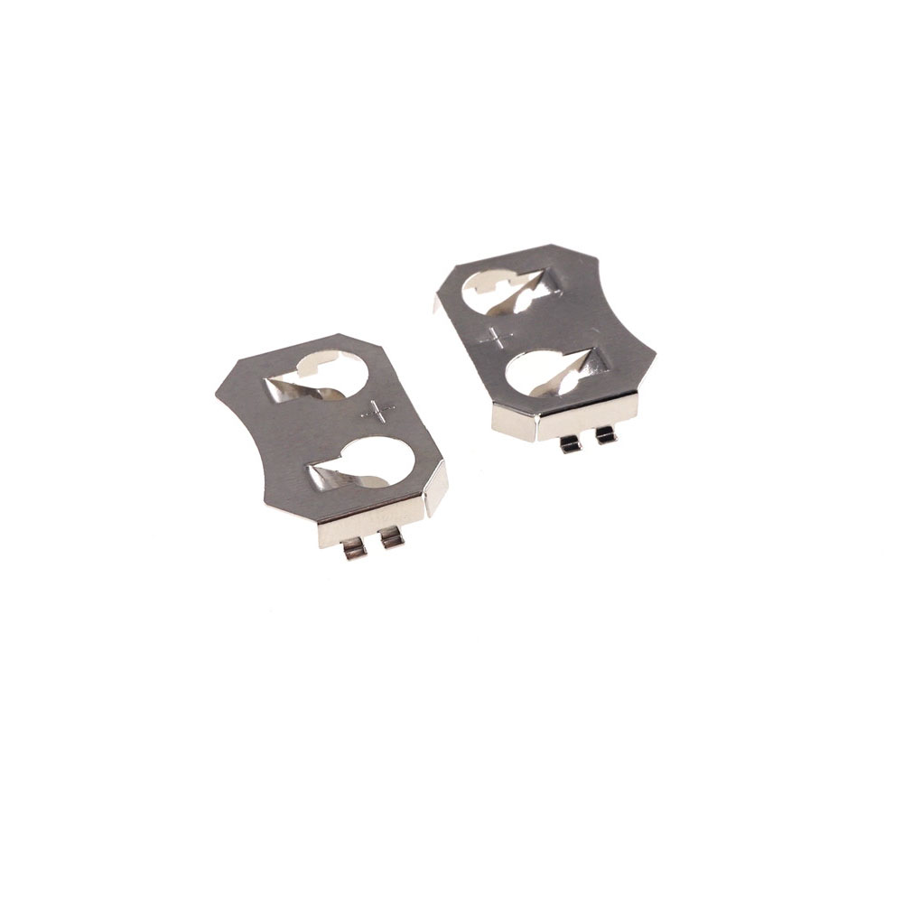 CR2032 2032 SMD Tab 20MM Battery Button Cell Holder Coin Cell Retainer Surface Mount PCB Connectors Cross BK-912