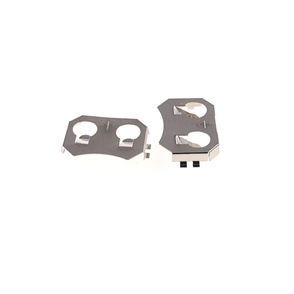 CR2032 2032 SMD Tab 20MM Battery Button Cell Holder Coin Cell Retainer Surface Mount PCB Connectors Cross BK-912
