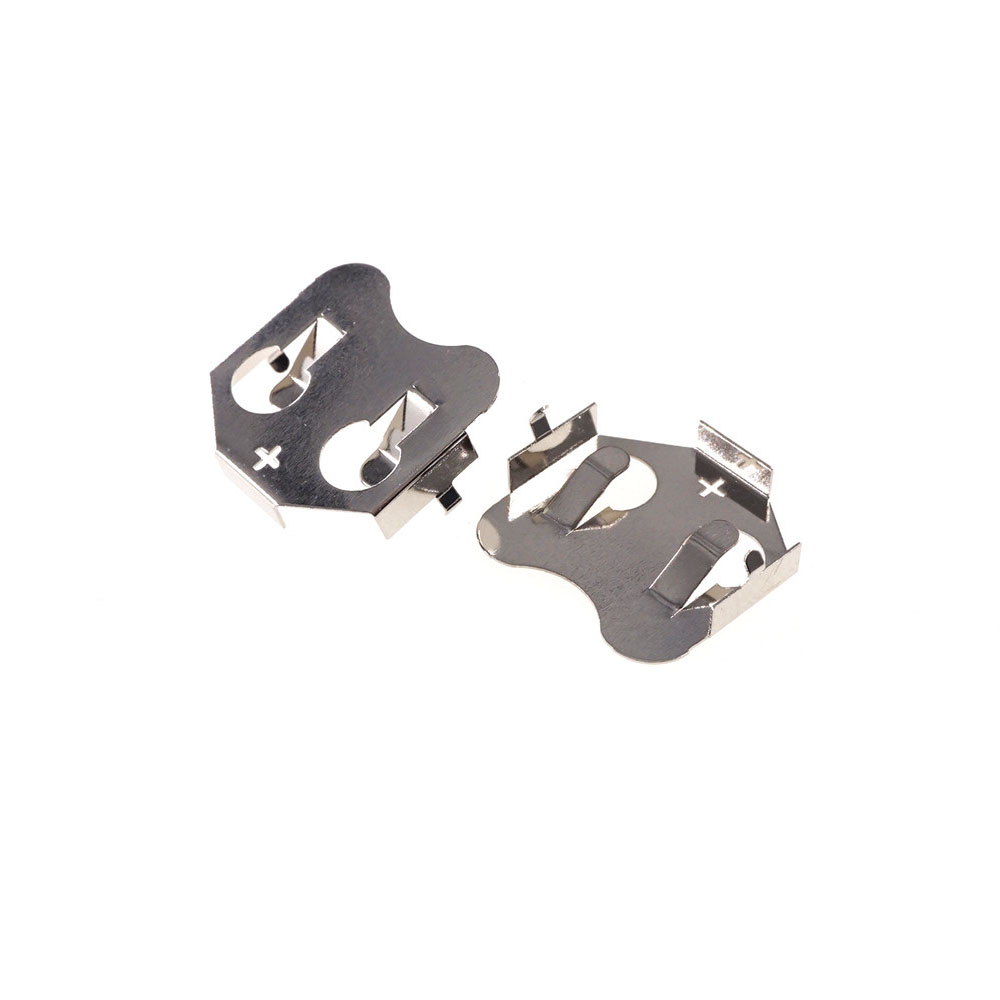 Battery Button Diameter 20.0 MM CR2032 2032 Cell Holder Coin Cell Retainer Holder Round Through hole PCB Vertical