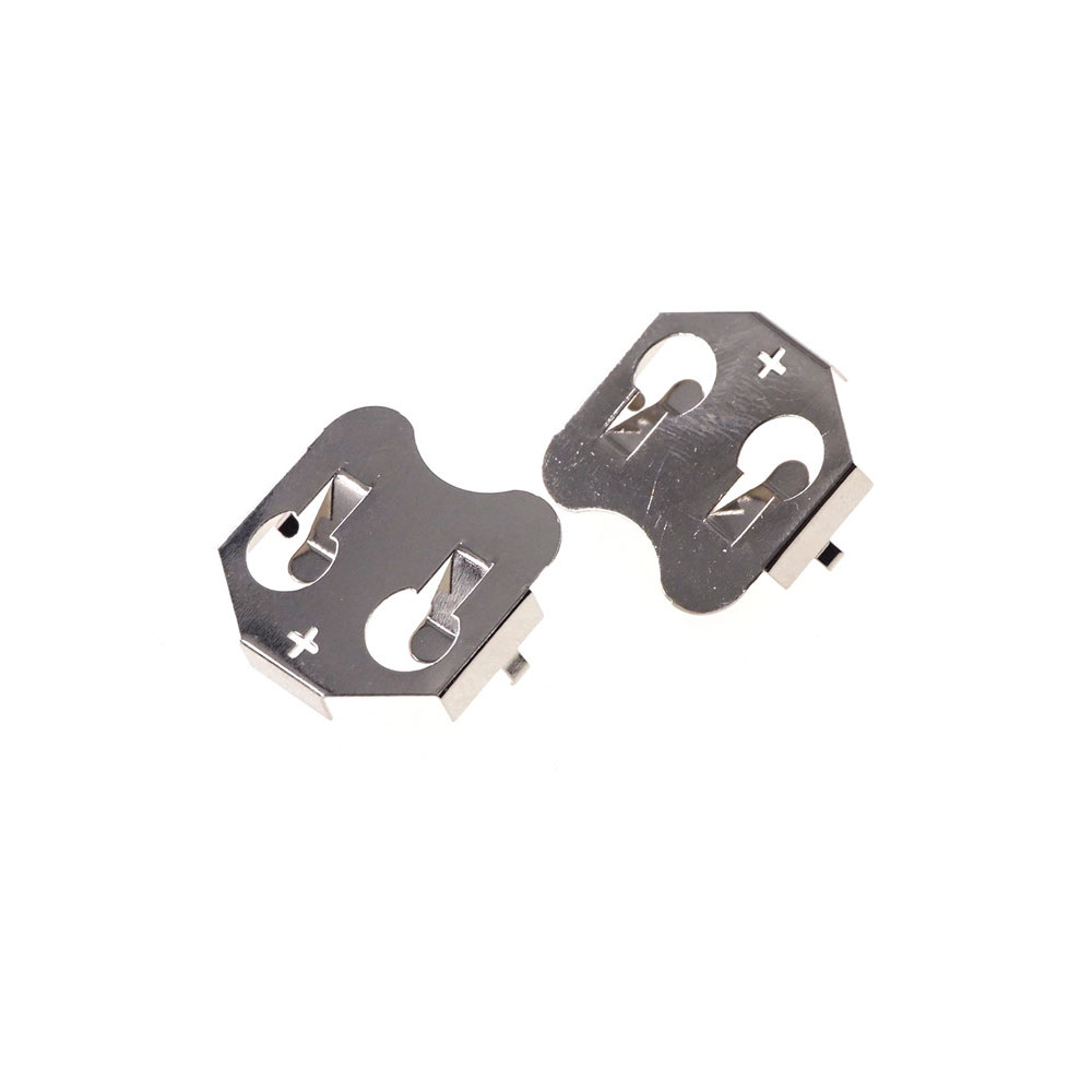 Battery Button Diameter 20.0 MM CR2032 2032 Cell Holder Coin Cell Retainer Holder Round Through hole PCB Vertical