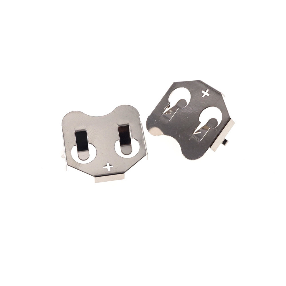 Battery Button Diameter 20.0 MM CR2032 2032 Cell Holder Coin Cell Retainer Holder Round Through hole PCB Vertical