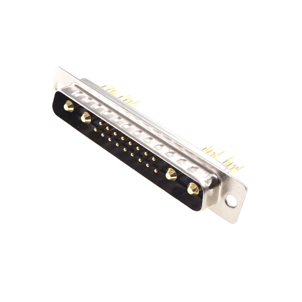 High Power 30A 21W4 D-Sub Connector Combo Male Female Plug Receptacle Signal 17 + 4 Power Panel Mount Wire Solder Cup