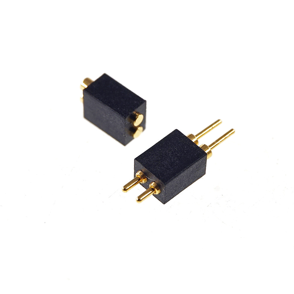Spring Loaded 1.27 MM Pogo Pin Connector 0.05 Inch Pitch Male PCB Header Single Row Through Holes Probe
