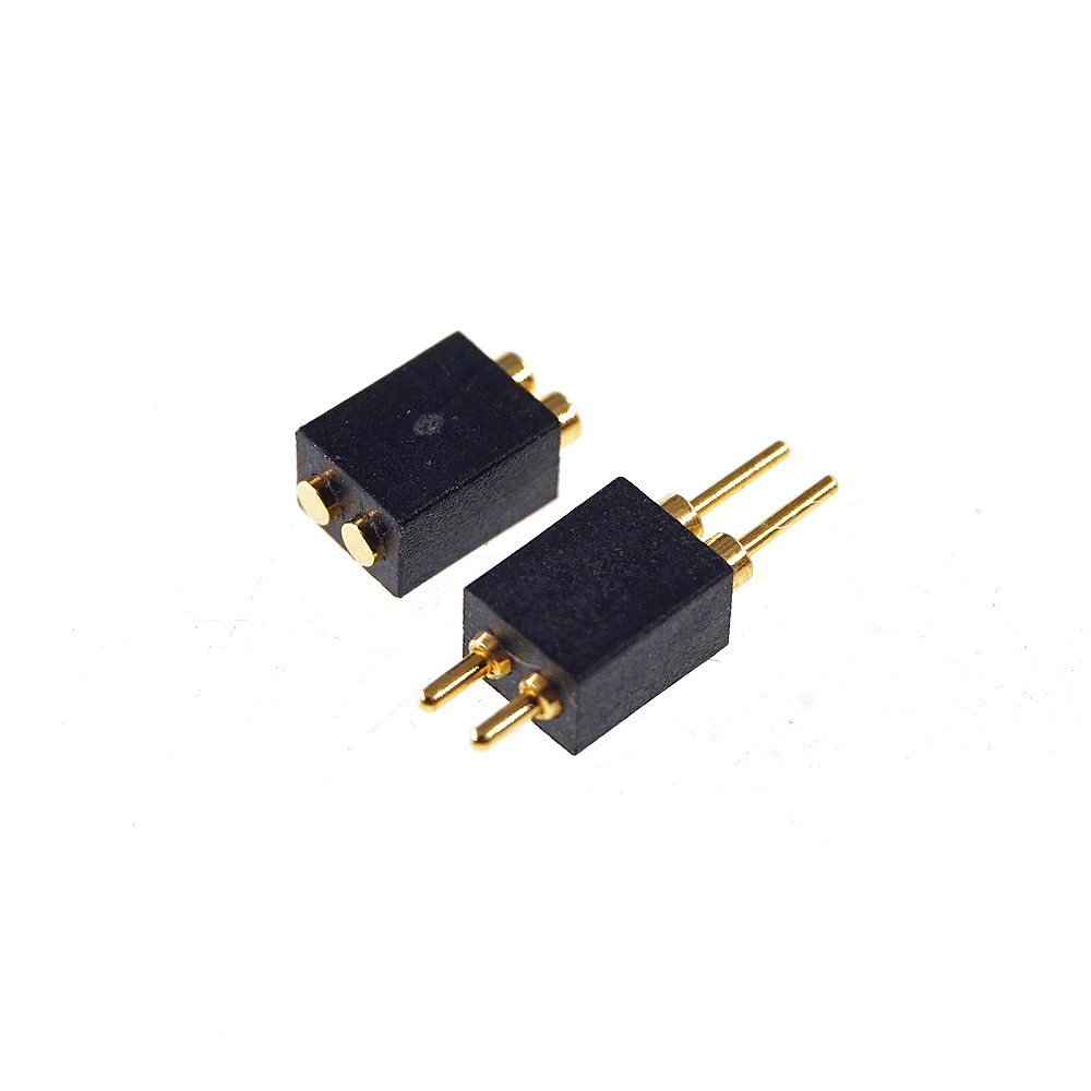 Spring Loaded 1.27 MM Pogo Pin Connector 0.05 Inch Pitch Male PCB Header Single Row Through Holes Probe