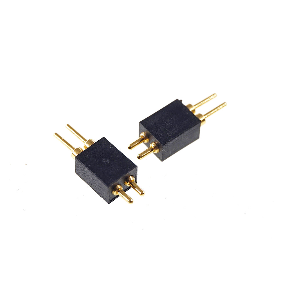 Spring Loaded 1.27 MM Pogo Pin Connector 0.05 Inch Pitch Male PCB Header Single Row Through Holes Probe