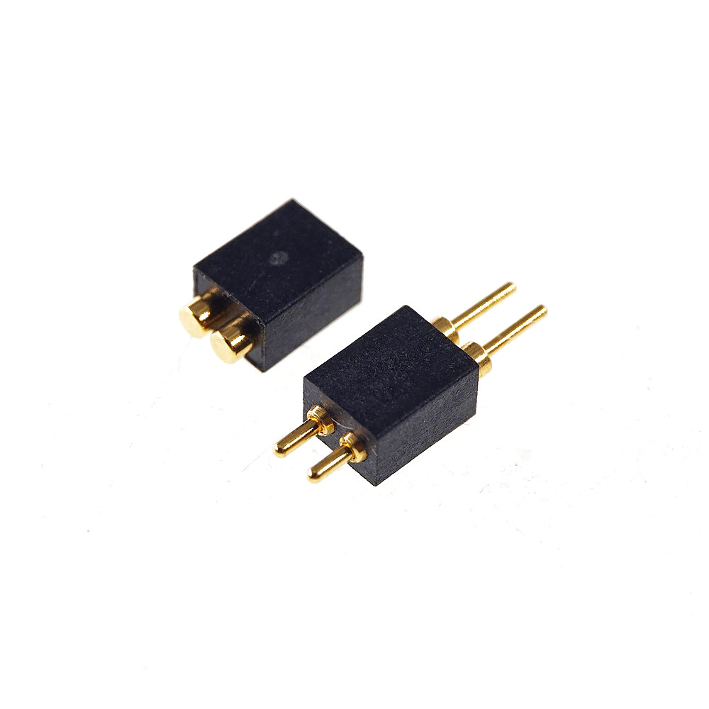 Spring Loaded 1.27 MM Pogo Pin Connector 0.05 Inch Pitch Male PCB Header Single Row Through Holes Probe