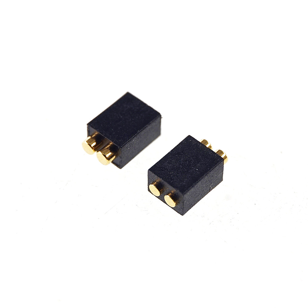 Spring Loaded 1.27 MM Pogo Pin Connector 0.05 Inch Pitch Male PCB Header Single Row Through Holes Probe