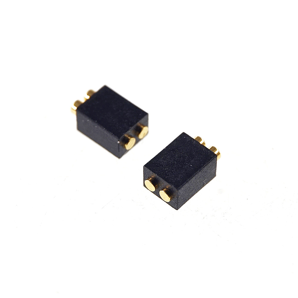 Spring Loaded 1.27 MM Pogo Pin Connector 0.05 Inch Pitch Male PCB Header Single Row Through Holes Probe