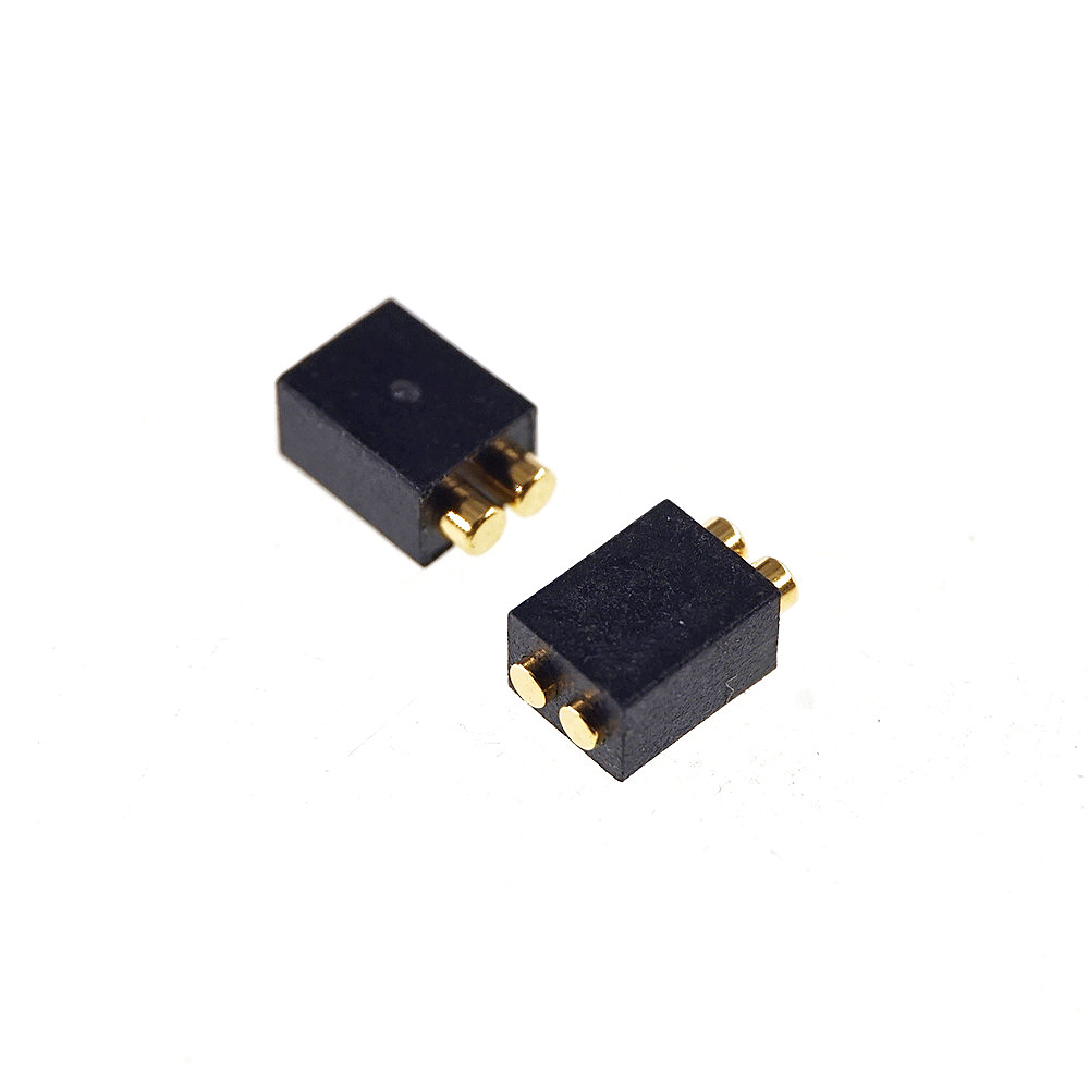 Spring Loaded 1.27 MM Pogo Pin Connector 0.05 Inch Pitch Male PCB Header Single Row Through Holes Probe