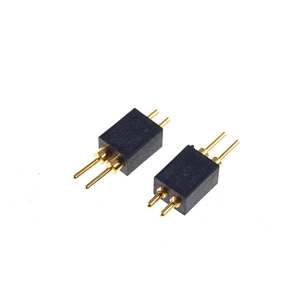 Spring Loaded 1.27 MM Pogo Pin Connector 0.05 Inch Pitch Male PCB Header Single Row Through Holes Probe