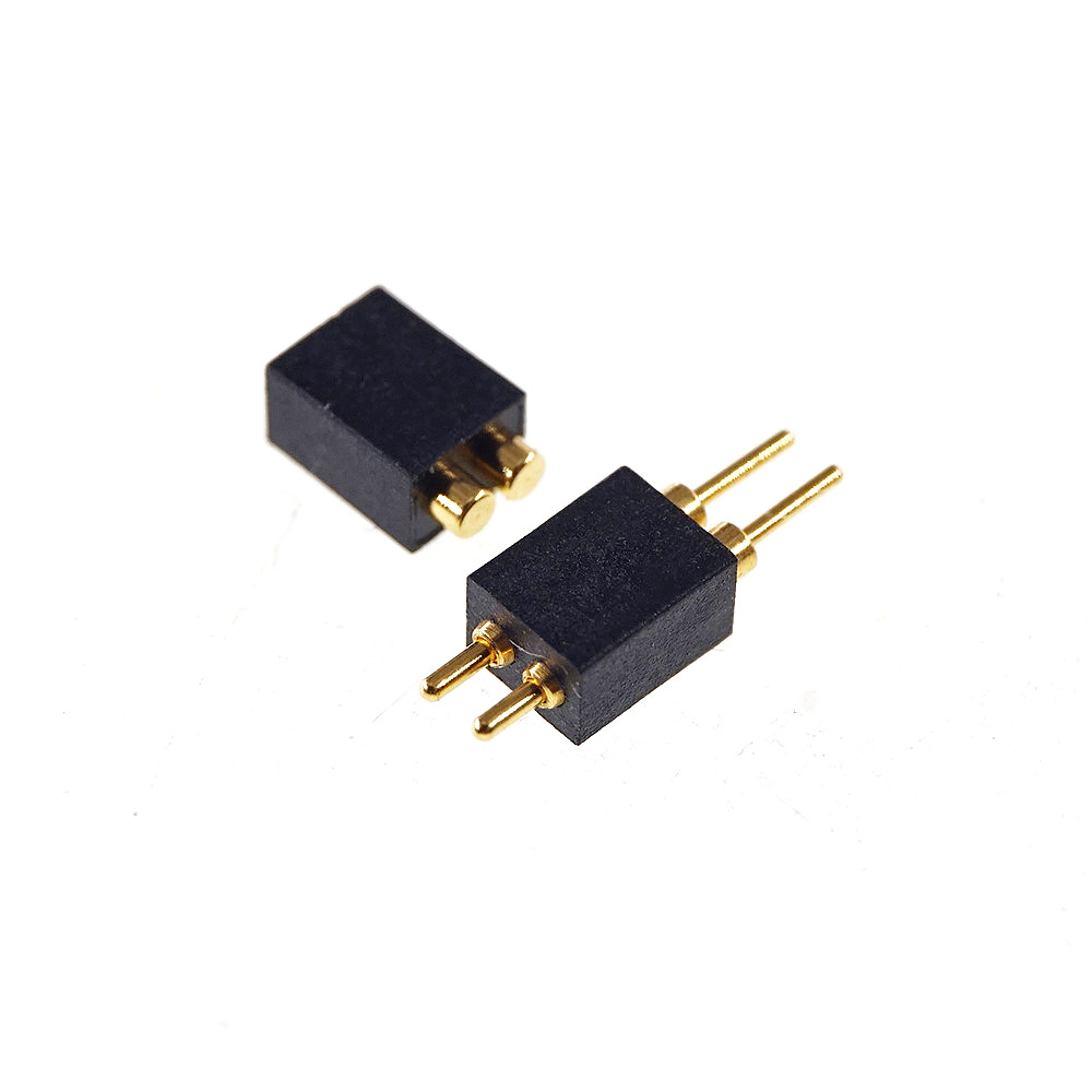 Spring Loaded 1.27 MM Pogo Pin Connector 0.05 Inch Pitch Male PCB Header Single Row Through Holes Probe