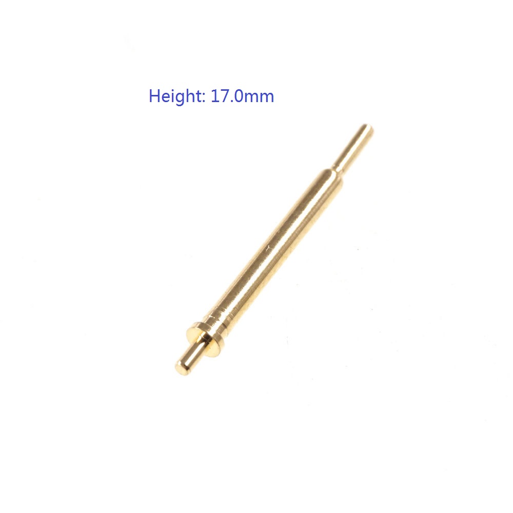 Spring Loaded Pogo Pin Connector 2 2.5 3 3.5 4 4.5 5 5.5 6 6.5 7 7.5 8 8.5 9 9.5 10.0 mm Height Single Through Hole PCB